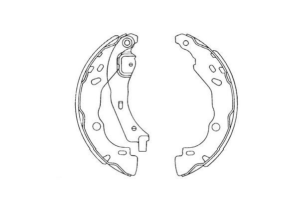 KAVO PARTS Piduriklotside komplekt BS-7435